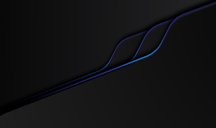 Vector black blue background.