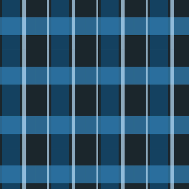 Vector black and blue window plaid seamless pattern background