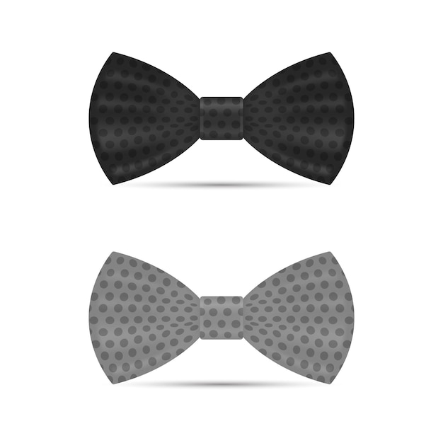 Black bow tie