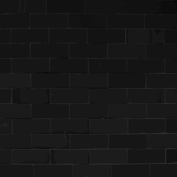 Vector 黒いレンガの壁のテクスチャー付きの背景