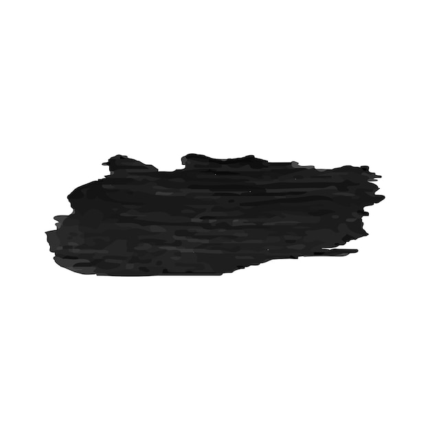 Black brush stroke set