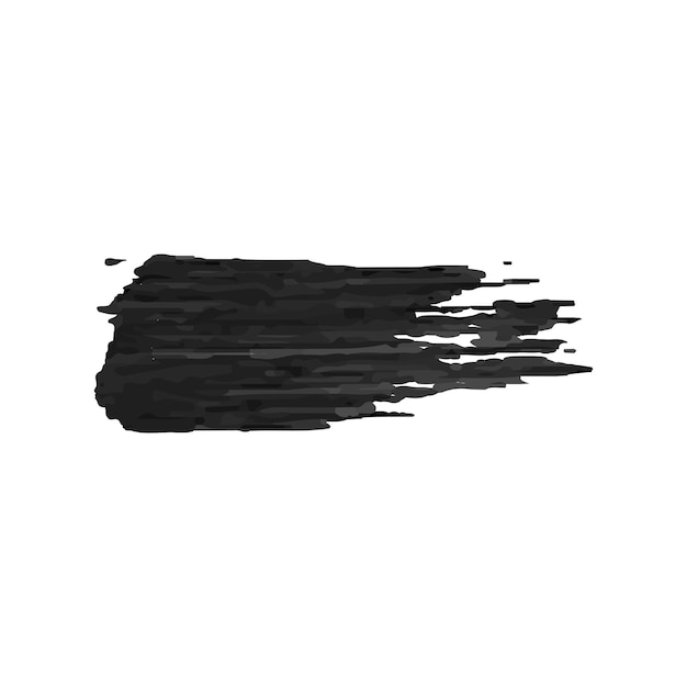 Black brush stroke set