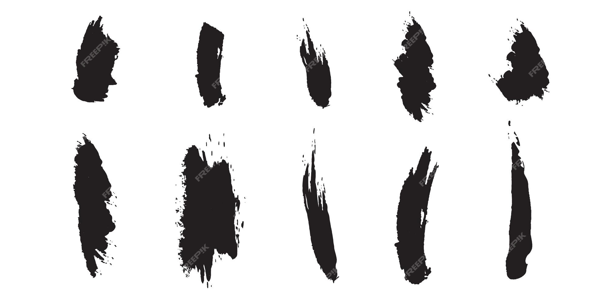 Premium Vector | BLACK BRUSH VECTOR