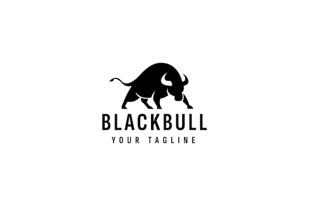 Векторная иконка логотипа Black Bull