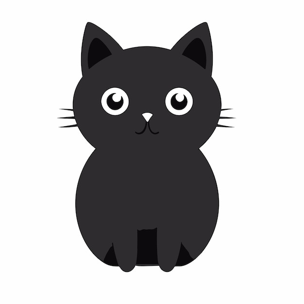 black cat clip art