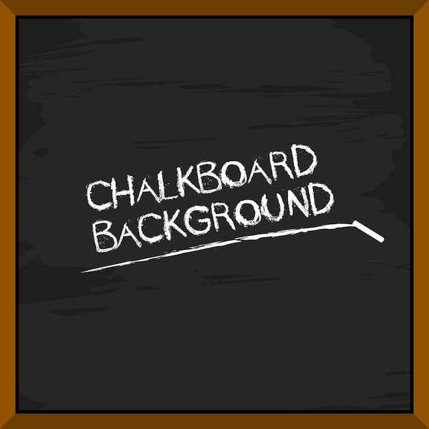 Vector black chalkboard background