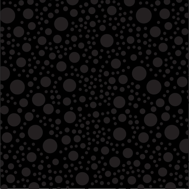ベクトル 黒い円パターンのデザイン