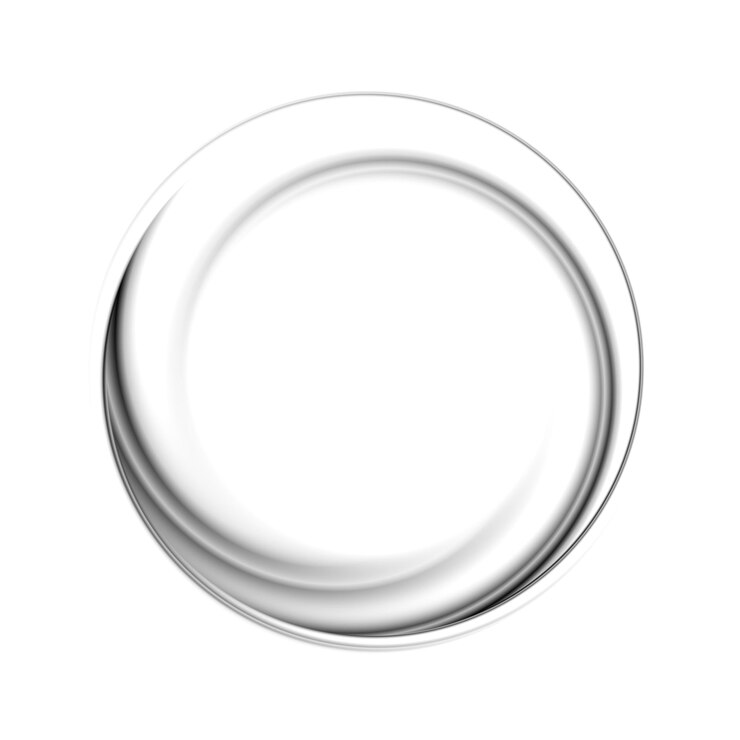 Vector black circle vector logo shape