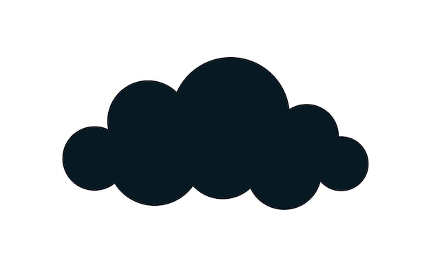 black cloud icon