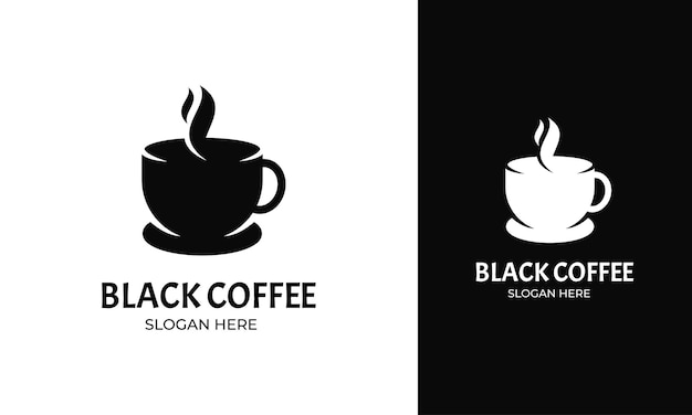 아로마가 있는 블랙 커피 로그