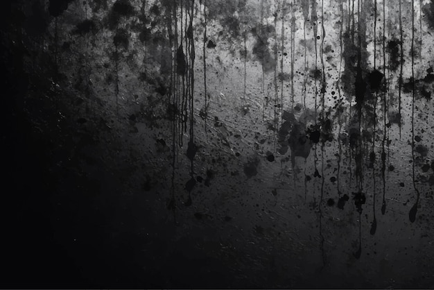 Vector black color abstract dirty grunge background