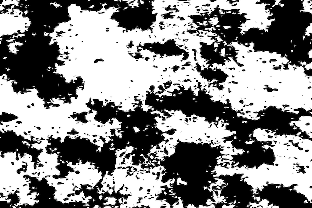 black dirty stained grungy texture on white background