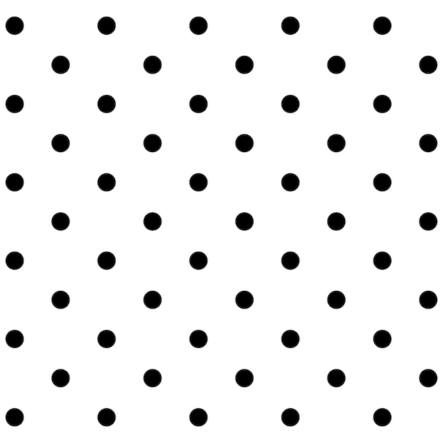 Вектор Узор из черных точек на белом фоне.