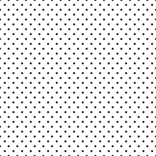 Black dots white background on transparent background Background with monochrome dotted texture