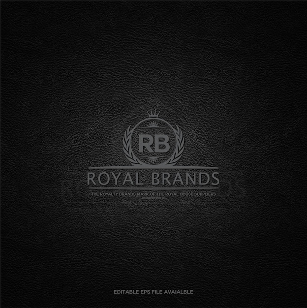 Vector black elegant logo design