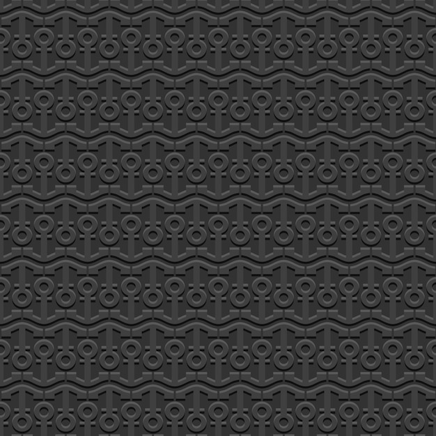 Vector black elegant seamless pattern