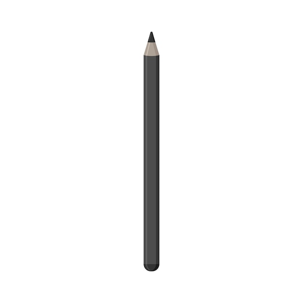 Vector black eyeliner pencil