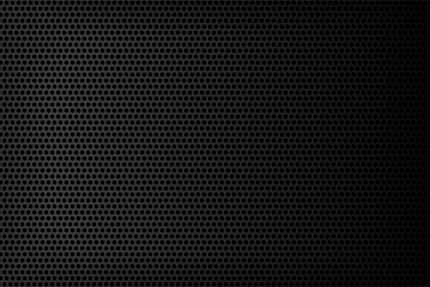 Vector black fabric textile texture background