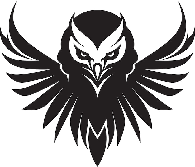 Black Falcon A Vector Logo Design for the Business Thats Ready to Strike Black Falcon A Vector L