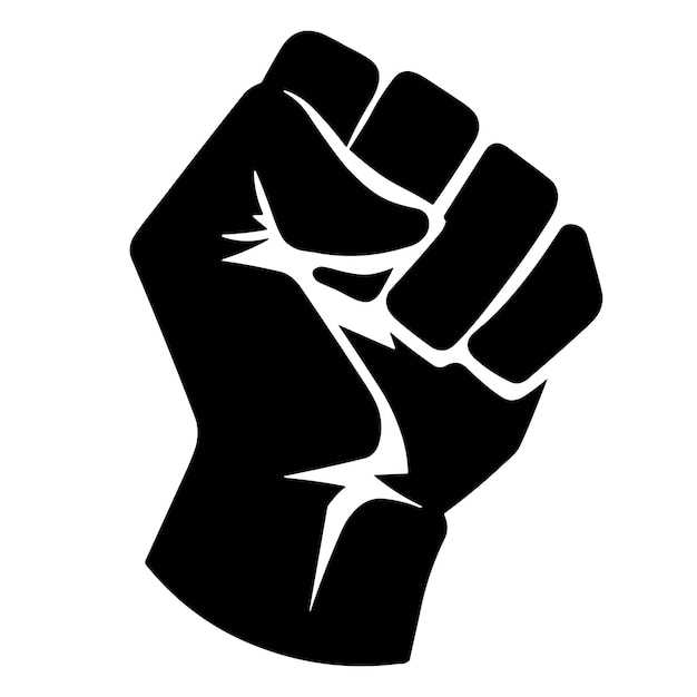 A black fist