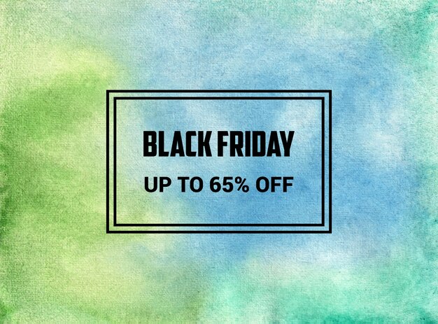 Black Friday Abstract watercolor background texture design