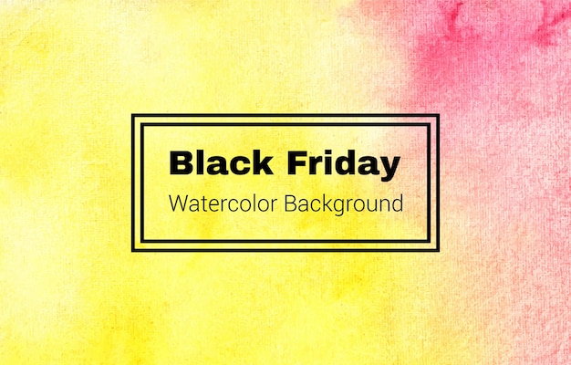 Black friday abstract watercolor background texture design