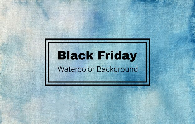 Black friday abstract watercolor background