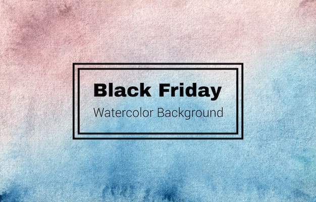 Black friday abstracte aquarel achtergrond