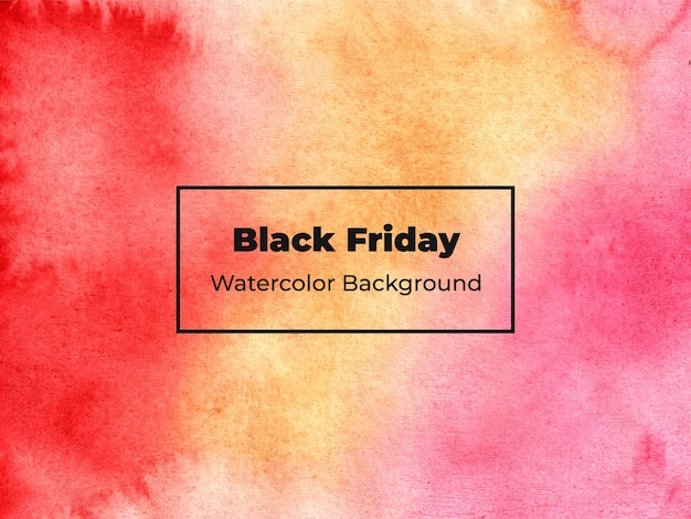 Black Friday aquarel achtergrond