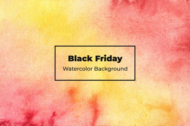 Black friday aquarel achtergrond