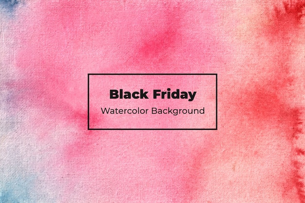 Black friday aquarel achtergrond