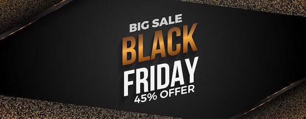 Vector black friday background black color