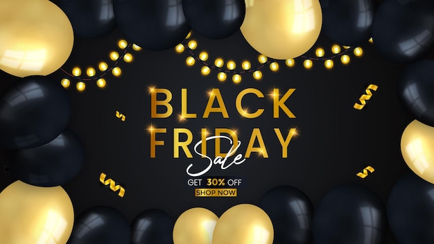 Vector black friday background design