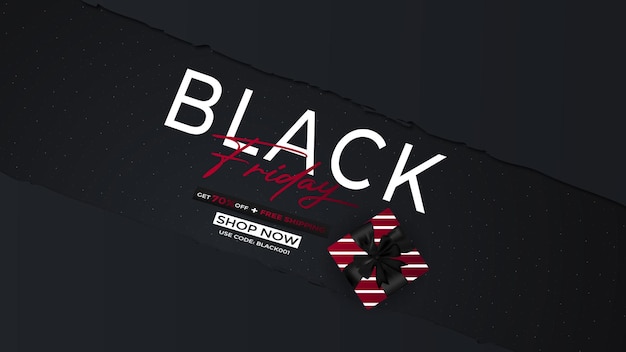 Vector black friday background design