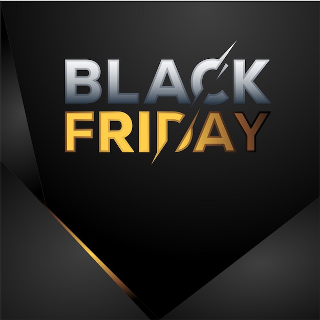 Black friday background luxury design