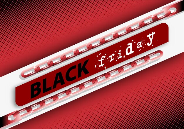 Black Friday background pixelate color banner vector