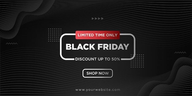 Black friday background with black gradient