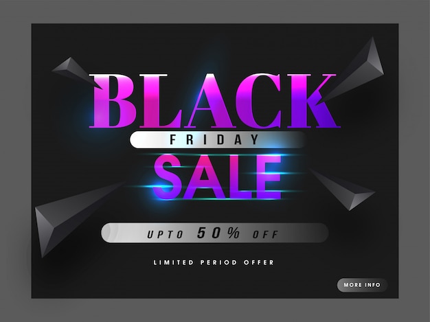 Vector black friday background.