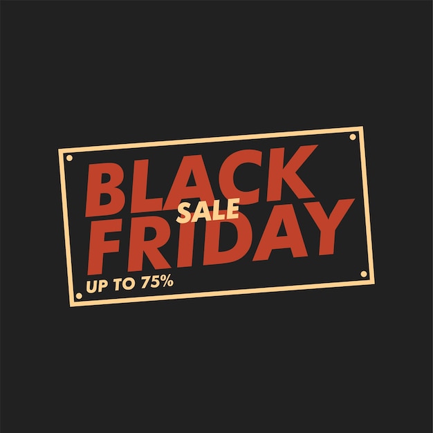 BLACK FRIDAY BANER SIMPLE DESIGN