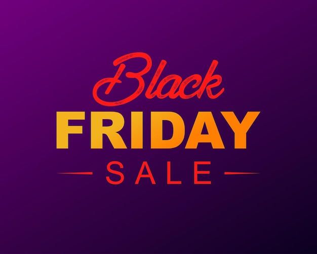 Black friday banner or background for promotion