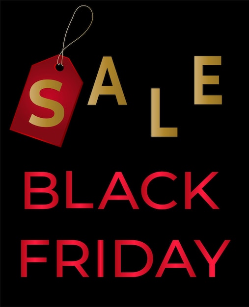 Black Friday banner Black Friday sale design