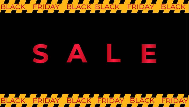 Black Friday banner Black Friday sale design