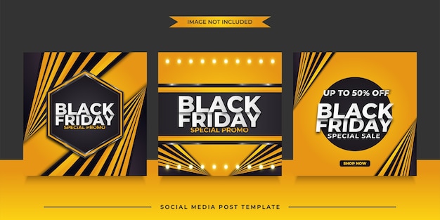 Vector black friday banner concept