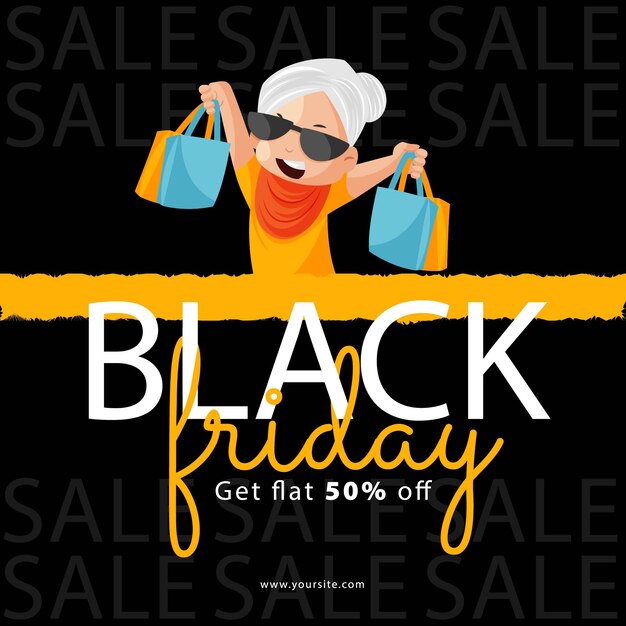 Black Friday Banner Design Template