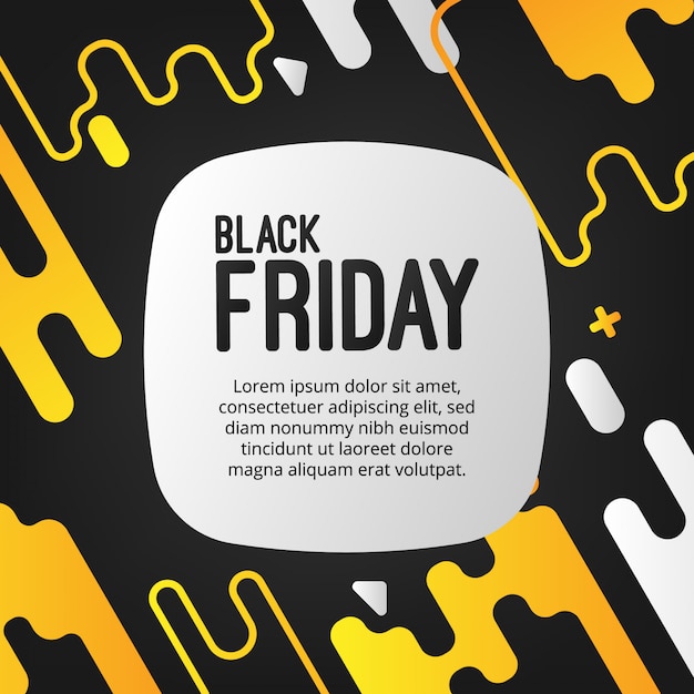 Black friday banner design