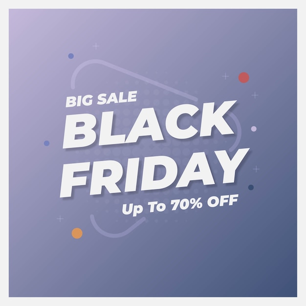 Design del banner del black friday