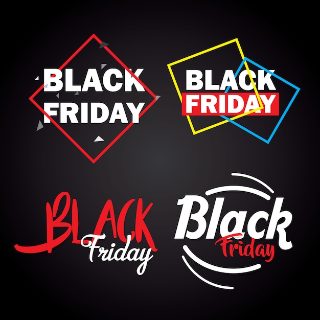 Black Friday banner set