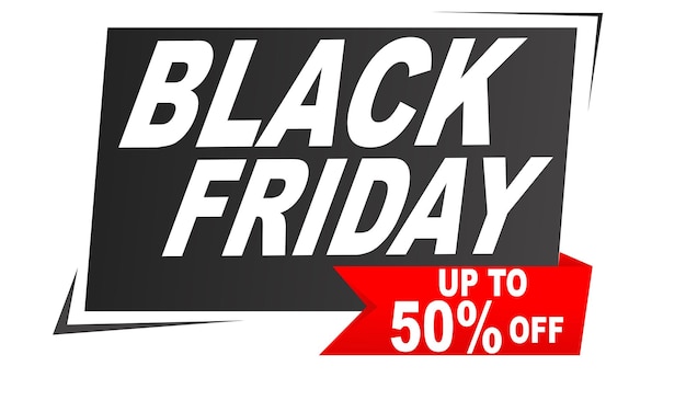 BLACK FRIDAY BANNER SJABLOON ONTWERP VECTOR