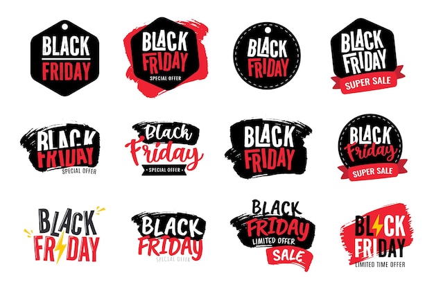 Black Friday banner Special discount offer design Product discount festival