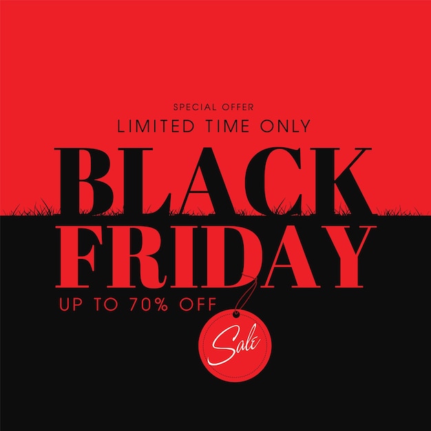 Black Friday banner speciale aanbieding